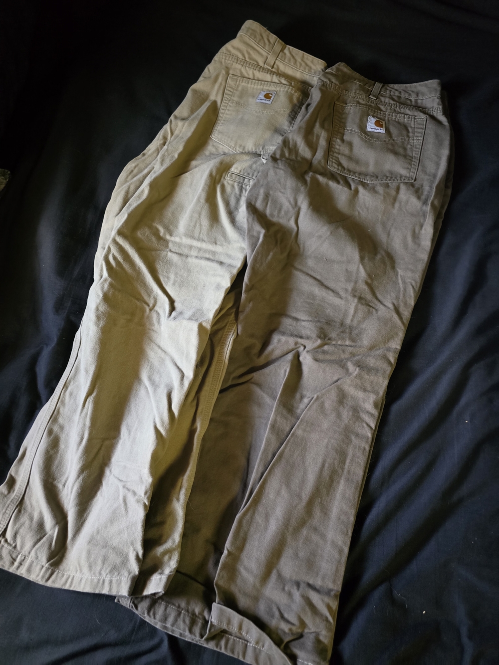 2 Carhartt Tan/Khaki Work